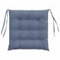 Preview: Sitzkissen 4 pcs Blau 40 x 40 x 6 cm Cordstoff