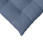 Preview: Sitzkissen 4 pcs Blau 40 x 40 x 6 cm Cordstoff