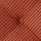 Preview: Sitzkissen 4 Stk. Cordstoff Rot-Orange 40 x 40 x 6 cm