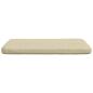 Preview: Sitzkissen 4 pcs Creme 40 x 40 x 3 cm Stoff