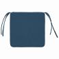 Preview: Sitzkissen 4 pcs Blau 40 x 40 x 3 cm Stoff