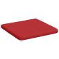 Preview: Sitzkissen 4 pcs Rot 40 x 40 x 3 cm Stoff