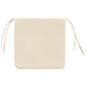 Preview: Sitzkissen 4 pcs Beige 40 x 40 x 3 cm Mikrofaserstoff