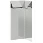Preview: Schneckenzaun 4 pcs Silber 10 x 10 x 25 cm Verzinkter Stahl