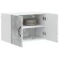 Preview: Wandschrank LUCCA Betongrau 60 x 31 x 40 cm Holzwerkstoff