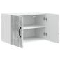 Preview: Wandschrank LUCCA Betongrau 60 x 31 x 40 cm Holzwerkstoff