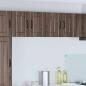 Preview: ARDEBO.de - Wandschrank LUCCA 2 stk. Brauneiche Holzwerkstoff