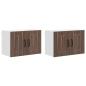Preview: Wandschrank LUCCA 2 stk. Brauneiche Holzwerkstoff