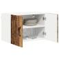 Preview: Küchenhängeschrank Altholz 60 x 31 x 40 cm Holzwerkstoff