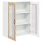 Preview: Wandglas-Schrank LUCCA Sonoma-Eiche 80 x 31 x 100 cm