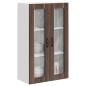 Preview: Küchenhängeschrank mit Tür Braun Eichen-Optik 60 x 31 x 100 cm