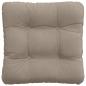 Preview: ARDEBO.de - Sitzkissen 4 pcs Taupe 40 x 40 cm Mikrofaserstoff