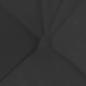 Preview: Sitzkissen 4 Stk. Mikrofaserstoff Schwarz 40 x 40 cm