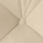 Preview: Sitzkissen 4 pcs Creme 40 x 40 cm Mikrofaserstoff
