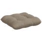 Preview: Sitzkissen 4 pcs Taupe 45 x 45 cm Mikrofaserstoff