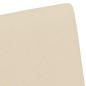 Preview: Esszimmerstühle mit Rollen 2 Stk. Stoff Creme 57 x 66 x 94 cm