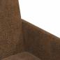Preview: Esszimmerstühle mit Rädern 2 pcs Braun 57 x 66 x 94 cm