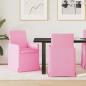 Preview: ARDEBO.de - Esszimmerstühle 2 Stk. Stoff Rosa 57 x 67 x 95 cm