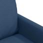 Preview: Esszimmerstühle 2 pcs Blau 57 x 67 x 98 cm Stoff