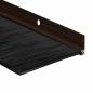 Preview: Aufsteck Türbürstendichtungen 2 pcs Braun 100 cm