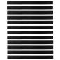 Preview: Aufsteck Türbürstendichtungen 12 pcs Schwarz 100 cm