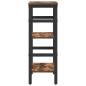 Preview: Bücherregal Geräucherte Eiche 40 x 29,5 x 81 cm Holzwerkstoff