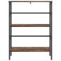 Preview: Bücherregal 2 Ebenen 60 x 29,5 x 81 cm Holzwerkstoff