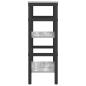 Preview: Bücherregal Graues Sonoma 60 x 29,5 x 81 cm Holzwerkstoff