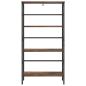 Preview: Bücherregal 3 Ebenen 60 x 29,5 x 115 cm Holzwerkstoff