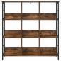 Preview: Bücherregal Geräucherte Eiche 102 x 32 x 104,5 cm Holzwerkstoff