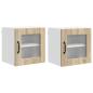 Preview: Küchenwandschrank mit Regal 2 pcs Sonoma-Eiche 40 x 31 x 40 cm