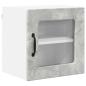 Preview: Küchenwandschrank mit Regal 2 pcs Beton Grau 40 x 31 x 40 cm