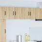 Preview: ARDEBO.de - Küchenwandschrank mit Regal 2 pcs Sonoma-Eiche 60 x 31 x 40 cm