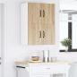 Preview: Küchenwandschrank mit Regal 2 pcs Sonoma-Eiche 60 x 31 x 40 cm