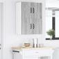 Preview: Küchenwandschrank mit Regal 2 pcs Graues Sonoma 60 x 31 x 40 cm