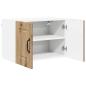 Preview: Küchenwandschrank mit Regal 2 pcs Artisan-Eiche 60 x 31 x 40 cm
