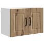 Preview: Küchenwandschrank mit Regal 2 pcs Artisan-Eiche 60 x 31 x 40 cm