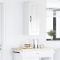 Preview: Wandschrank PORTO Hochglanz Weiß 30 x 31 x 80 cm Holzwerkstoff