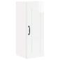 Preview: Küchenwandschrank mit Tür 2 pcs Hochglanz Weiß 30 x 31 x 80 cm