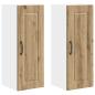 Preview: Küchenwandschrank mit Regal 2 pcs Artisan-Eiche 30 x 31 x 80 cm