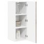Preview: Küchenwandschrank mit Regal 2 pcs Artisan-Eiche 30 x 31 x 80 cm