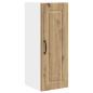Preview: Küchenwandschrank mit Regal 2 pcs Artisan-Eiche 30 x 31 x 80 cm