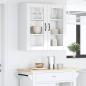 Preview: Küchenwandschrank Hochglanz Weiß 80 x 31 x 80 cm Holzwerkstoff