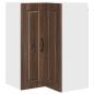 Preview: ARDEBO.de - Küchenwandschrank mit Regal Braun Eichen-Optik 57 x 57 x 80 cm
