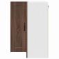 Preview: Küchenwandschrank mit Regal Braun Eichen-Optik 57 x 57 x 80 cm