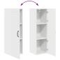 Preview: Küchenwandschrank mit Regal Weiß 30 x 31 x 100 cm Holzwerkstoff
