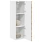 Preview: Wandschrank PORTO Geräucherte Eiche 30 x 31 x 100 cm