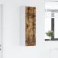 Preview: Wandschrank PORTO Geräucherte Eiche 30 x 31 x 100 cm