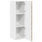 Preview: Wandschrank PORTO Geräucherte Eiche 30 x 31 x 100 cm