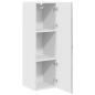 Preview: Wandschrank PORTO Graues Sonoma 30 x 31 x 100 cm Holzwerkstoff
